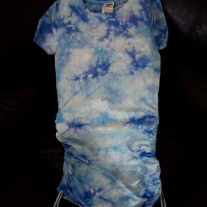 Tye dye mini dress